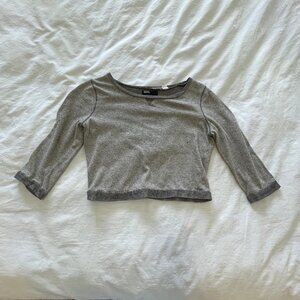 Urban outfitters Gray Cropped Knit